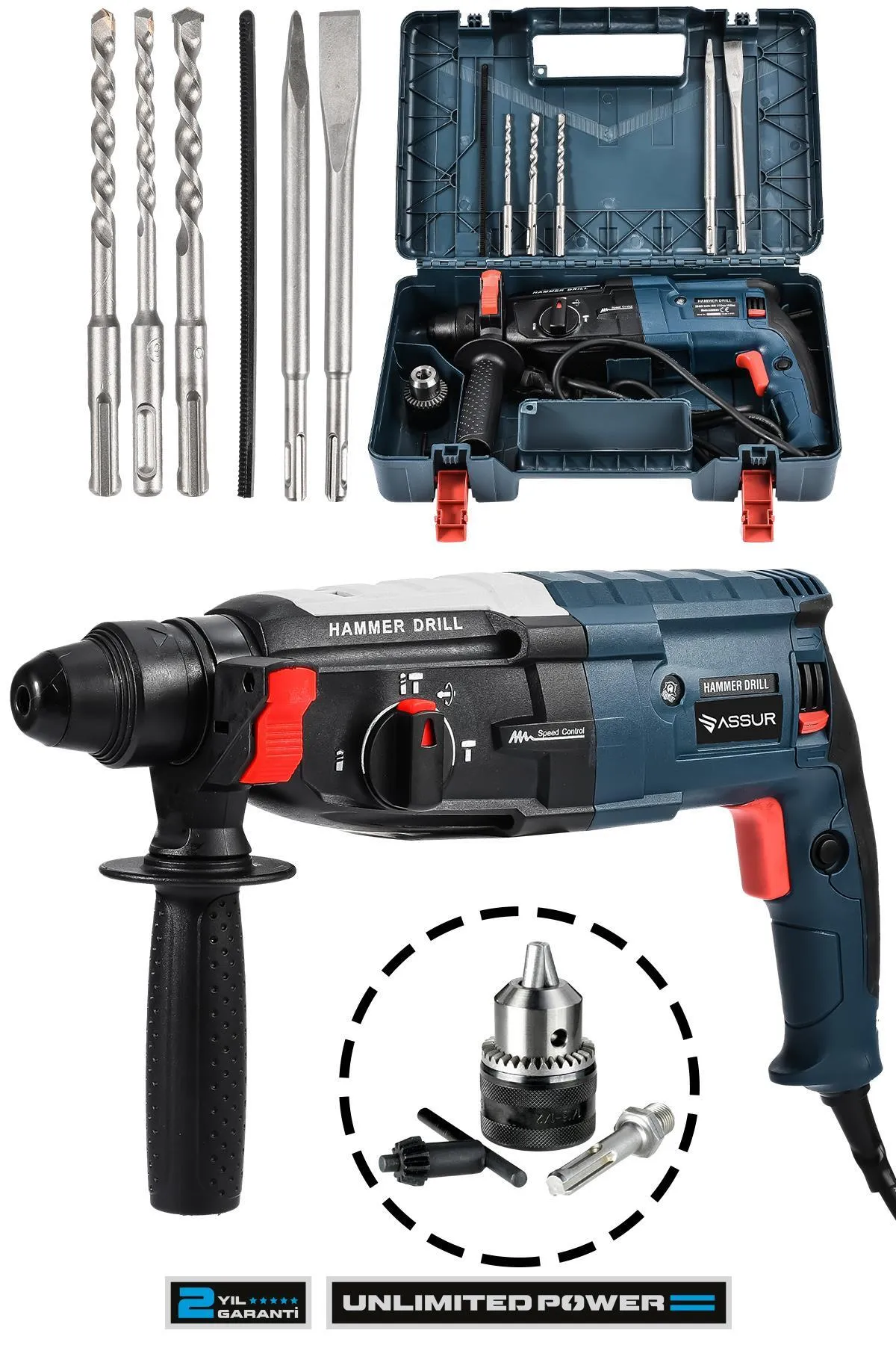 ASSUR ELEKTRİKLİ KIRICI DELİCİ 